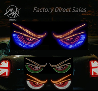 Camion Pare-Brise Lumière Décorative USB Voiture Led Devil Eye Demon Led Affichage LED Écran Voiture Panneau Led matrice Panneau pour Voiture