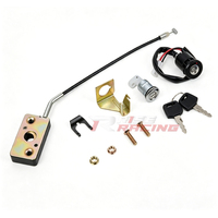 RiseRacing Aluminum Alloy Ignition Switch Lock Kit for Electric Dirt Bike Motorcycle Key Switch Upgrade Parts