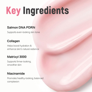 Gel de collagène PDRN OEM ODM Marque privée Raffermissant Hydratant Éclaircissant avec Niacinamide & <span class=keywords><strong>Matrixyl</strong></span> 3000 - Formule personnalisée - Product Image 4