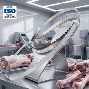 Customized logo and size Length <b>Bone</b> and frozen meat <b>Saw</b> Blade Supplier Factory Direct Sale food-grade Meat Band <b>Saw</b> Blade - Product Image 1