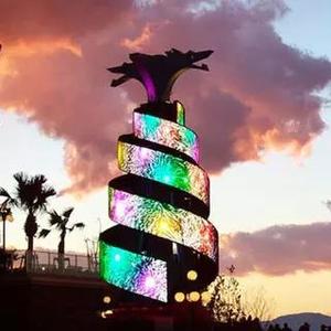 Màn Hình Led Linh Hoạt Gắn Tường Video Quảng Cáo Trong Nhà Giảm Giá Mạnh Mô-đun Mềm Dẻo Treo Mỏng Màn Hình LED Trong Nhà 55 Inch Cong - Product Image 2