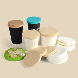 Senang02 Customization Cup cover Stan Cap hotel Disposable paper cup paper lids for coffee cup