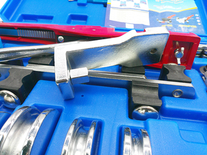 Doblador de tubos de tubo, dispositivo Manual de doblado de tubos de aire acondicionado, herramientas de doblado de tubos de Metal de aluminio - Product Image 6