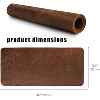 Véritable Cuir Étendu Tapis De Souris de Bureau Fait Main Tapis Imperméable Durable tapis de Souris Pour Ordinateur Portable Table Protecteur