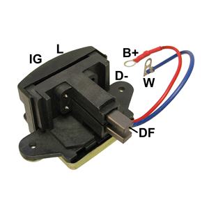 Régulateur de tension pour <span class=keywords><strong>alternateur</strong></span>, GA957, Citroën : 95546007 ; Fiat/Marelli : 940038046 ; <span class=keywords><strong>Lucas</strong></span> : 21220253, 21220353, UCB206, UCB207 - Product Image 1