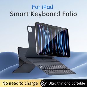 Funda con Teclado Inalámbrico N1035 Folio Magic Keyboard para Tablet <span class=keywords><strong>Pad</strong></span> <span class=keywords><strong>Pro</strong></span> 11, <span class=keywords><strong>Pad</strong></span> Air 4, 5, 6, 10.9 y 11 Pulgadas - Product Image 2