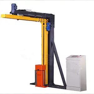 SJB Automatic Pallet Plastic Stretch Wrapping Machine Small Pallet Stretch Remote Control Touch Screen Wrapping Machine