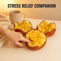Jouet Squishy Butter Bloom Bread à Remontée Lente, Motif Doré, Anti-Stress, Décoration de Bureau, Cadeau
