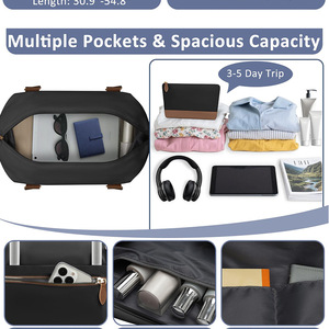 Bolsa de <span class=keywords><strong>Viaje</strong></span> Impermeable de Gran Capacidad, Ultraligera, de Nailon y Poliéster, para Hombre y <span class=keywords><strong>Mujer</strong></span>, con Logotipo Personalizable - Product Image 6