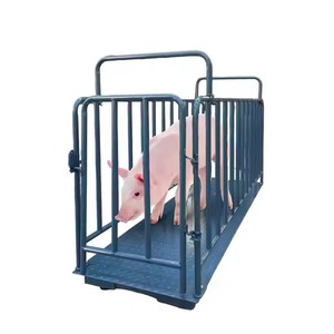 Dynamische, bewegliche 3-Tonnen-Tierwaage (0,8x0,8m bis 2x3m) mit digitalem LCD-Display, elektronische Viehwaage mit Verriegelungsgitterrahmen, OEM - Product Image 2