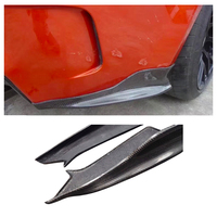 BMW Série 1 E82 Coupé 06-13 Kit de carrosserie avec fibre de carbone véritable Pare-chocs arrière Lip Wrap Angle Diffuseur Splitter Canard 2006-2013
