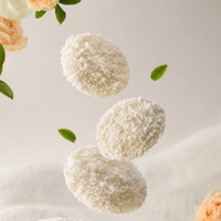 Litière pour chat au parfum de lait doux, à base de manioc, purement végétale, absorption rapide, agglomération forte, faible dispersion, jetable aux toilettes, OEM, argile de tapioca
