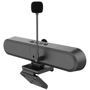 Caméra de visioconférence tout-en-un 2K, webcam USB 4MP, barre de son stéréo double 5W pour <span class=keywords><strong>Zoom</strong></span>/Teams/petites salles de réunion, travail à distance - Product Image 3