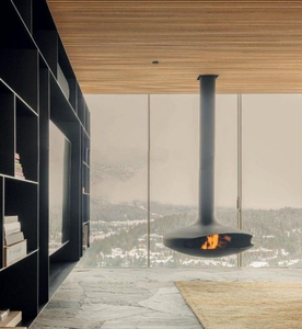 Poêle à <span class=keywords><strong>bois</strong></span> suspendu au plafond, salon, décoratif, autoportant, foyer suspendu, foyer à <span class=keywords><strong>bois</strong></span> suspendu intérieur, chauffage - Product Image 6