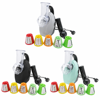 Lage minimale bestelhoeveelheid, veelzijdige, snelle 150 Watt multifunctionele elektrische snijmachine, rasp en groentesnijder voor fruitverwerking