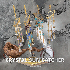 Atrapasueños de Cristal con Forma de Asteroida, Arcoíris, Hecho a Mano, DIY, Decoración para Ventana de Coche, Colgante para el Hogar con Temática de Amor - Product Image 2