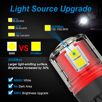 NAO Car Led T15 Canbus 12SMD W16W haute luminosité remorque queue arrière brouillard Auto ampoule véhicule Led lampe plaque T15 Led