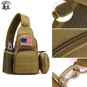 Gilet tactique multi-camouflage noir pour hommes avec pochette antivol et bandoulière pour la chasse – Vente en gros - Product Image 4