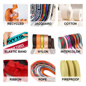 <span class=keywords><strong>Webbing</strong></span> nhà máy tùy chỉnh logo bán buôn dệt dây an toàn Jacquard bông <span class=keywords><strong>polyester</strong></span> nylon đàn hồi ban nhạc vành đai băng băng vải dây đeo - Product Image 3