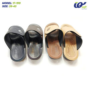 Sandalias deslizantes de PU para hombre 17-199 Calidad DE EXPORTACIÓN DE Tailandia Diseño elegante ligero Gran soporte para pies con cojín suave - Product Image 2