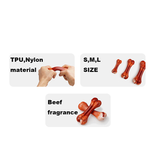 Üretici toptan sığır koku TPU naylon chew köpek simülasyon kemik oyuncak - Product Image 5