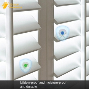 Tùy chỉnh PVC cửa sổ thoáng khí cửa chớp cho khách sạn nhà đảo ngược trượt phẳng gấp phong cách kính dọc cửa tùy chỉnh cửa sổ - Product Image 4