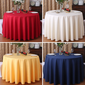 Tovaglia per Hotel, Ristorante, Conferenze, Tovaglia Rettangolare Tinta Unita, Tovaglia Rotonda per Ufficio in Stile Europeo - Product Image 2