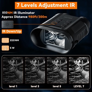 กล้องส่องทางไกลมองกลางคืน1080P HD อุปกรณ์มองเห็นกลางคืนอินฟาเรดกล้องโทรทรรศน์บันทึกวิดีโอล่าสัตว์ตั้งแคมป์กลางแจ้ง - Product Image 6