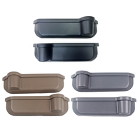 Boîte de rangement pour porte-gobelets de porte, noir/beige/gris, pour Toyota Land Cruiser 71 76 78 79, accessoires