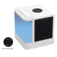Mini refroidisseur d'air USB portable et humidificateur ventilateur de bureau à base d'eau pour l'été pour voitures ménages hôtels