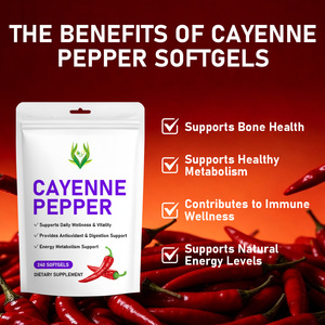 Gélules de Poivre de Cayenne de Qualité Supérieure : Favorise le Bien-être Quotidien et la Vitalité, Apporte un Soutien Antioxydant et Digestif - Product Image 2