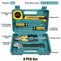 Boîte à outils multifonctionnelle, kit d'outils combinés pour la maison et les petits travaux de plomberie