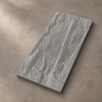 Panneau mural 3D moderne en PU rainuré, imitation pierre ondulée, feuille de roche en mousse, imperméable, ignifuge, revêtement décoratif pour hôtel
