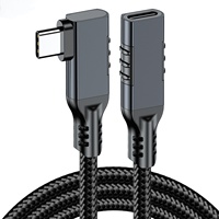 Câble d'extension USB C 3.2 20 Gbps 240 W 8K 60 Hz, câble d'extension USB C femelle pour hub / MacBook / iPad / chargeur etc.