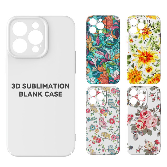 Fast Shipping 3D case Sublimation Mobile Cover Blanks Full Area Printed for Apple IPhone17 16 15 14 13 12 11 Pro Max Phone case
