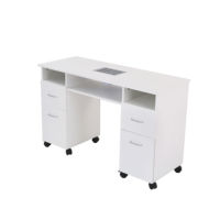 Station de manucure multifonctionnelle moderne de haute qualité, table de maquillage, mobilier de salon, table de manucure, salon, HONGZI HZ2075