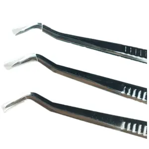 Pinzas de acero inoxidable para instrumentos dentales, equipo de laboratorio de la mejor calidad