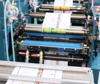 Máquina de Impresión Flexográfica Semiautomática ZBRY--650 de 8 Colores con Barra Giratoria, Nueva, para Impresión de Papel y Etiquetas, Curado UV