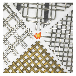 Grillage décoratif en fil métallique pour portes d'armoires, meubles, écrans décoratifs, cloisons, tissu métallique en acier inoxydable, rideaux et plafonds - Product Image 6
