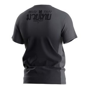 เสื้อยืดมวยไทยคุณภาพสูง น้ำหนักเบา สำหรับออกกำลังกาย ซับลิเมชั่น พิมพ์ลาย สำหรับผู้ชาย - Product Image 4