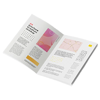 Brochures et dépliants promotionnels personnalisés, format entreprise, impression offset couleur CMYK, carton, reliure parfaite