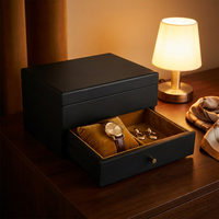 Caja Rígida Personalizada Premium con Logotipo en Lámina Dorada, Cajas de Regalo Deslizantes de Lujo para Joyería de Marca
