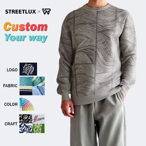 Logo personnalisé OEM & ODM Street Trend Pulls pour hommes et femmes Loose American Retro Design Sense of Knit Sweater Ripped Sweater - Product Image 1