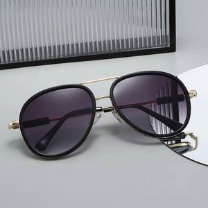 Custom Logo 2026 Fashion Vintage Men Women Double Bridges Mirror <b>Shades</b> <b>Sun</b> Glasses UV400 Big Frame Pilot Sunglasses - Product Image 2