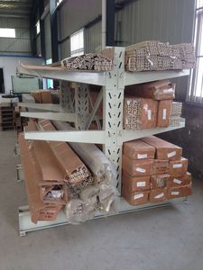 מדפי קנטילבר מתכווננים מפלדה כבדה עם קיבולת של 3000 ק\"ג והגנה מפני קורוזיה - Product Image 4