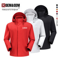 Veste d'hiver imperméable de haute qualité pour homme, coupe-vent, à capuche zippée, pour le sport et le ski, personnalisable avec logo, veste tendance pour homme