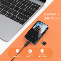 Nouveauté Lecteur MP3 numérique miniature 5.0 avec bouton tactile 16 Go pour le sport