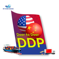 Ever Ocean Ddp Agente Entrega rápida 20Ft 40Ft 20Gp 40Hq Empresa Transporte Agentes de envío de China a Estados Unidos EE. UU. Canadá