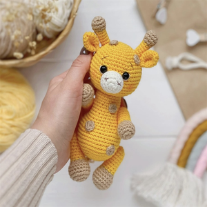 2024 <span class=keywords><strong>Fenn</strong></span> Crochet Magic Zoo Peluche Amigurumi Animaux Crochet Girafe Crochet Girafe Poupées - Product Image 6