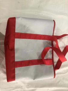 Sac isotherme en toile 600D isotherme réutilisable Panier fourre-tout imprimé pour la nourriture, le vin et la livraison de nourriture Matériau PEVA - Product Image 3